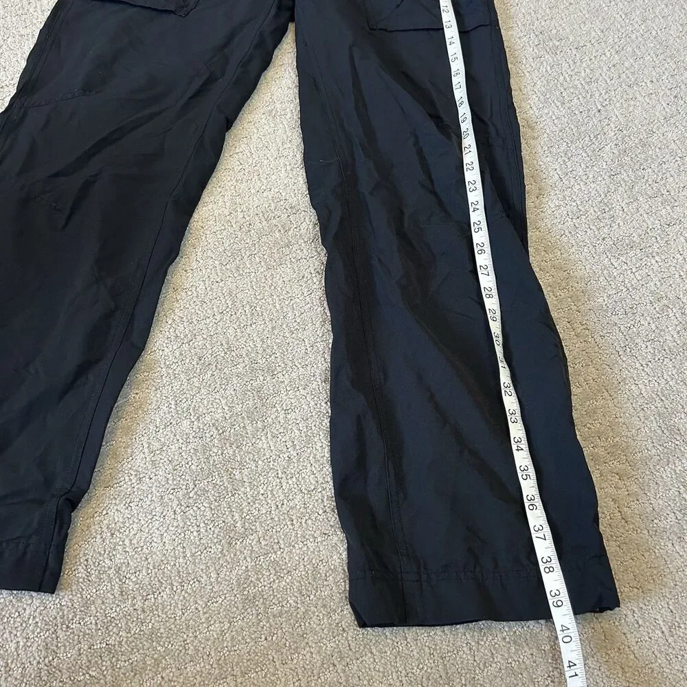 REI Pants Women's 8 Black Nylon UPF 50 Hiking Outdoor Gorpcore Ankle Zip Fishing - Picture 12 of 13